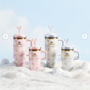 LOVESHACKFANCY Stanley Rosa Beaux Blue Quencher Bundle